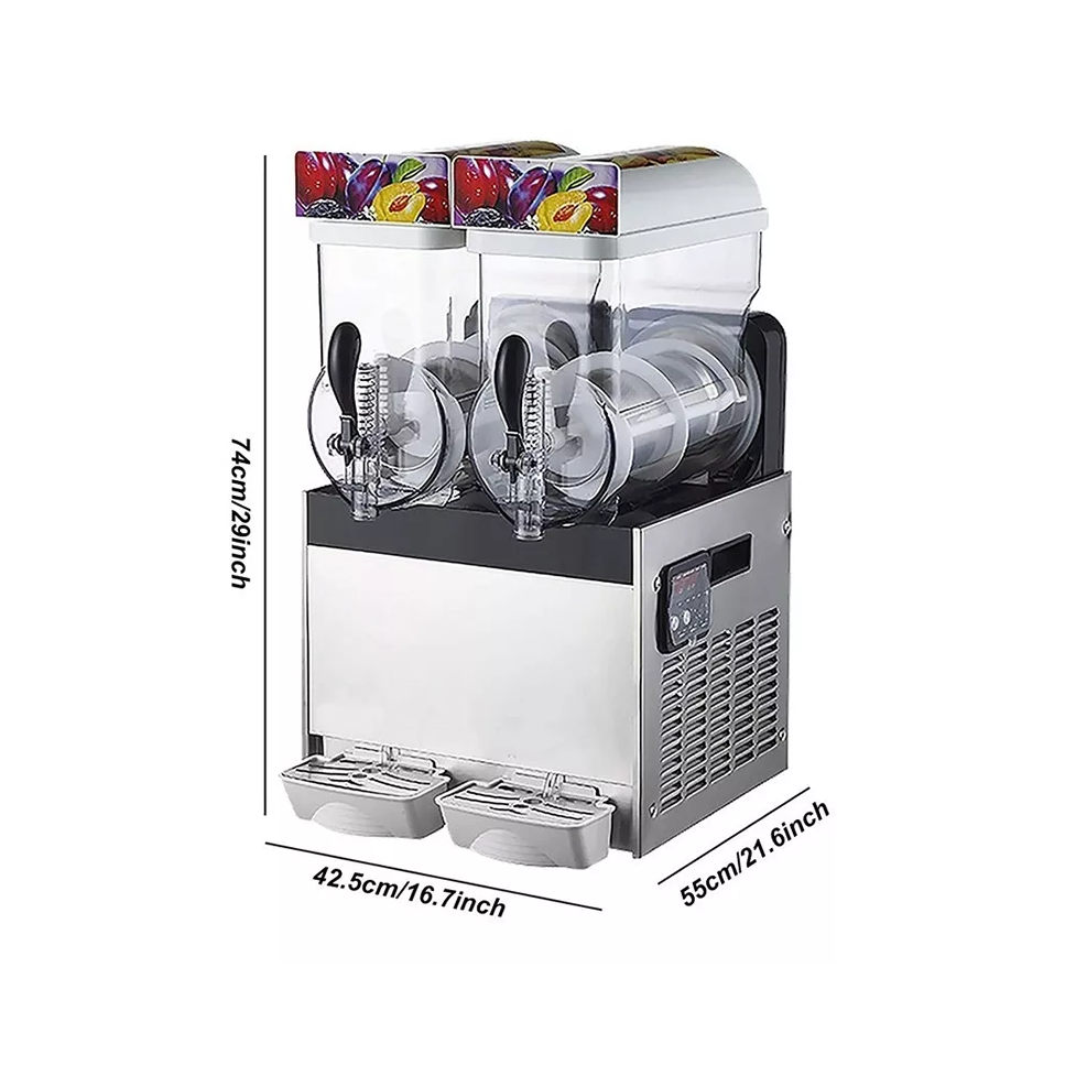 Maquina de Granizados 2 Tanques de 15 litros MYX-2