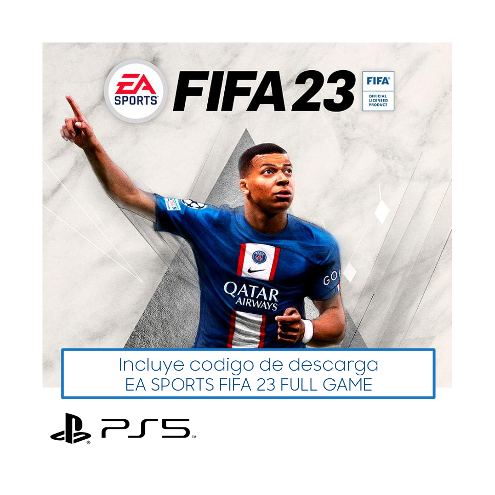 Consola Play Station 5 Versión Lector de Disco + FIFA23