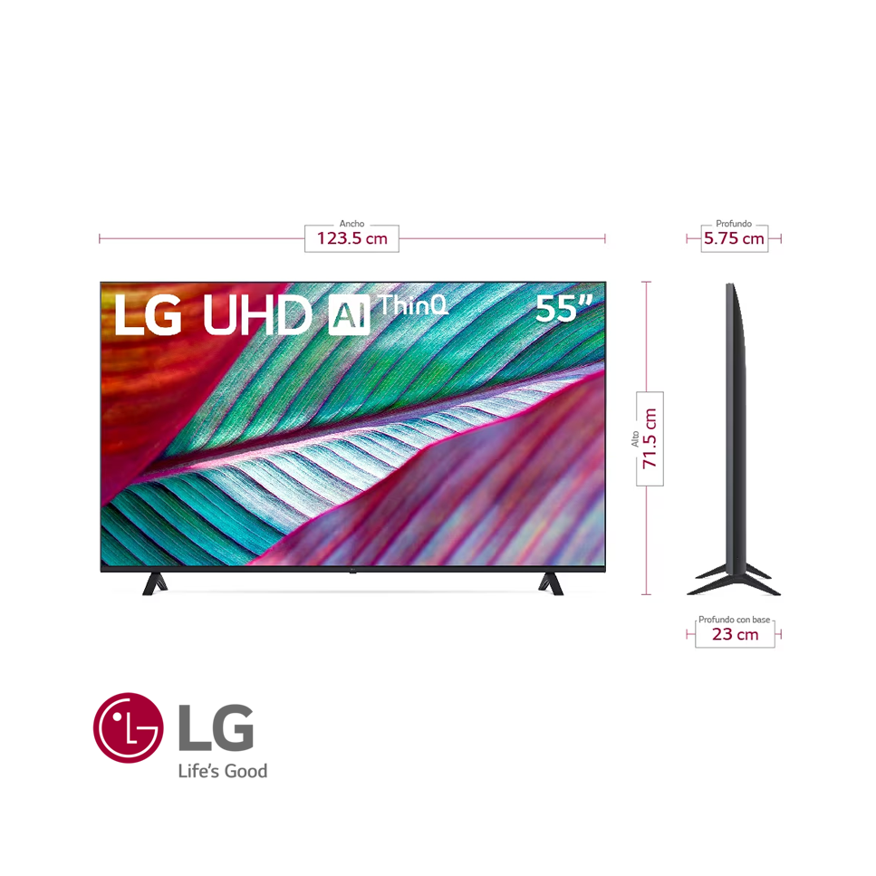 Televisor LG 55″ Pulgadas Smart TV LED Ultra HD 4K Bluetooth 55UR7800
