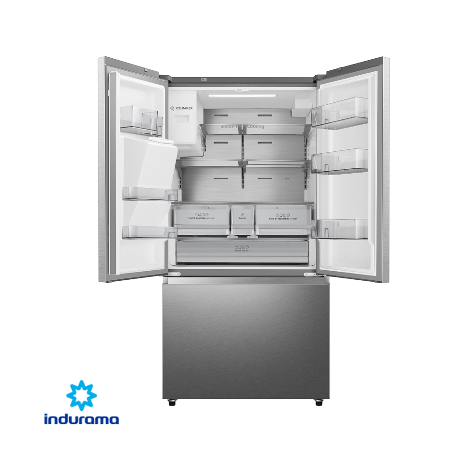 Refrigeradora Indurama French Door 674 Litros Inverter RI-992I CR