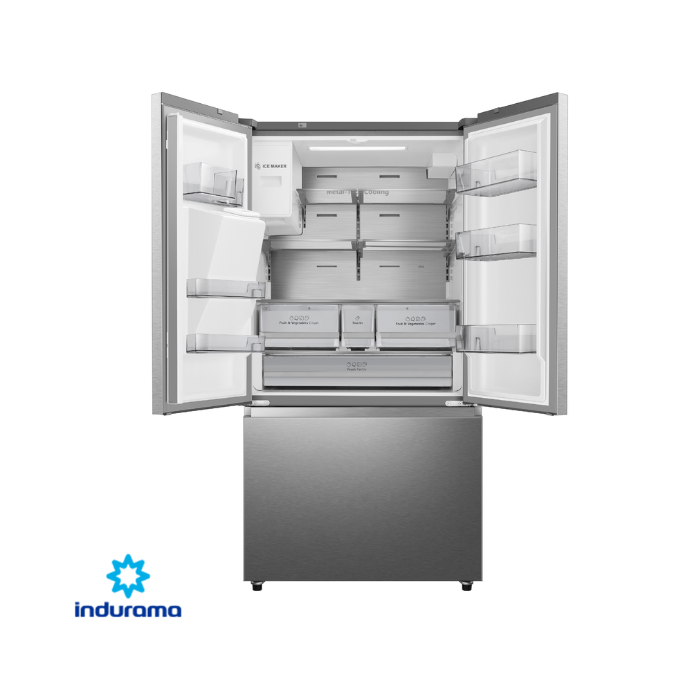 Refrigeradora Indurama French Door 674 Litros Inverter RI-992I CR