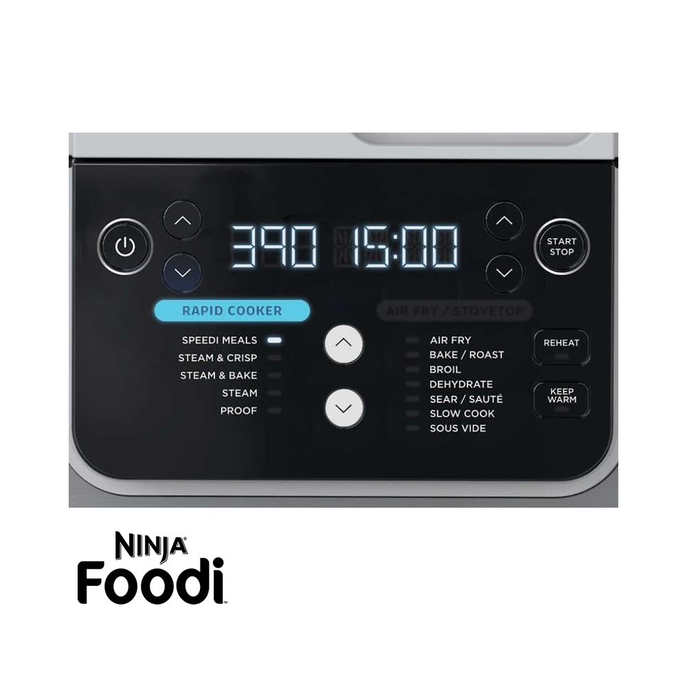 Olla Multifunción Ninja 12 Funciones Freidora de Aire - Cocción Rápida - Vapor - Deshidratador SF303