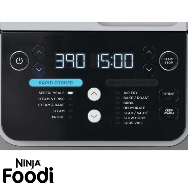 Olla Multifunción Ninja 12 Funciones Freidora de Aire - Cocción Rápida - Vapor - Deshidratador SF303