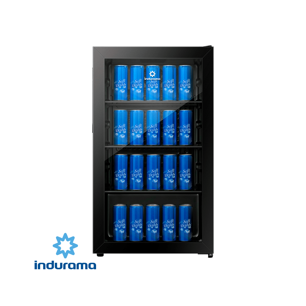 Vitrina Refrigeradora Indurama 94 Litros Vidrio Panorámico VFV-120