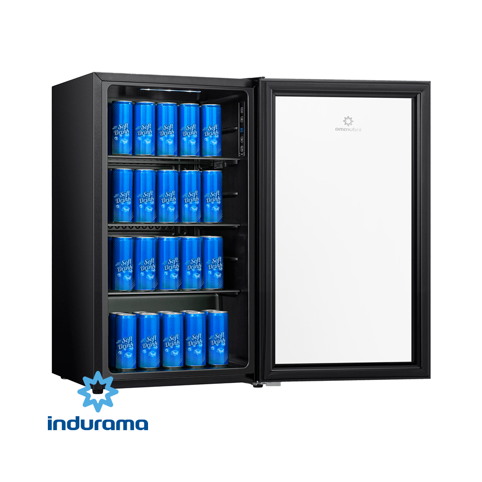 Vitrina Refrigeradora Indurama 94 Litros Vidrio Panorámico VFV-120