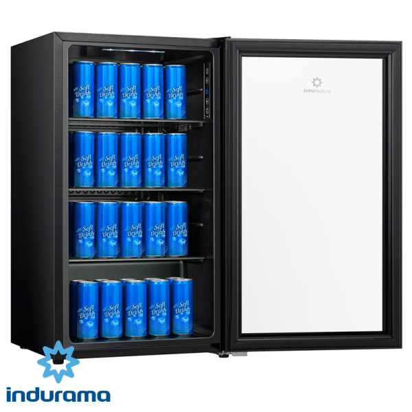 Vitrina Refrigeradora Indurama 94 Litros Vidrio Panorámico VFV-120