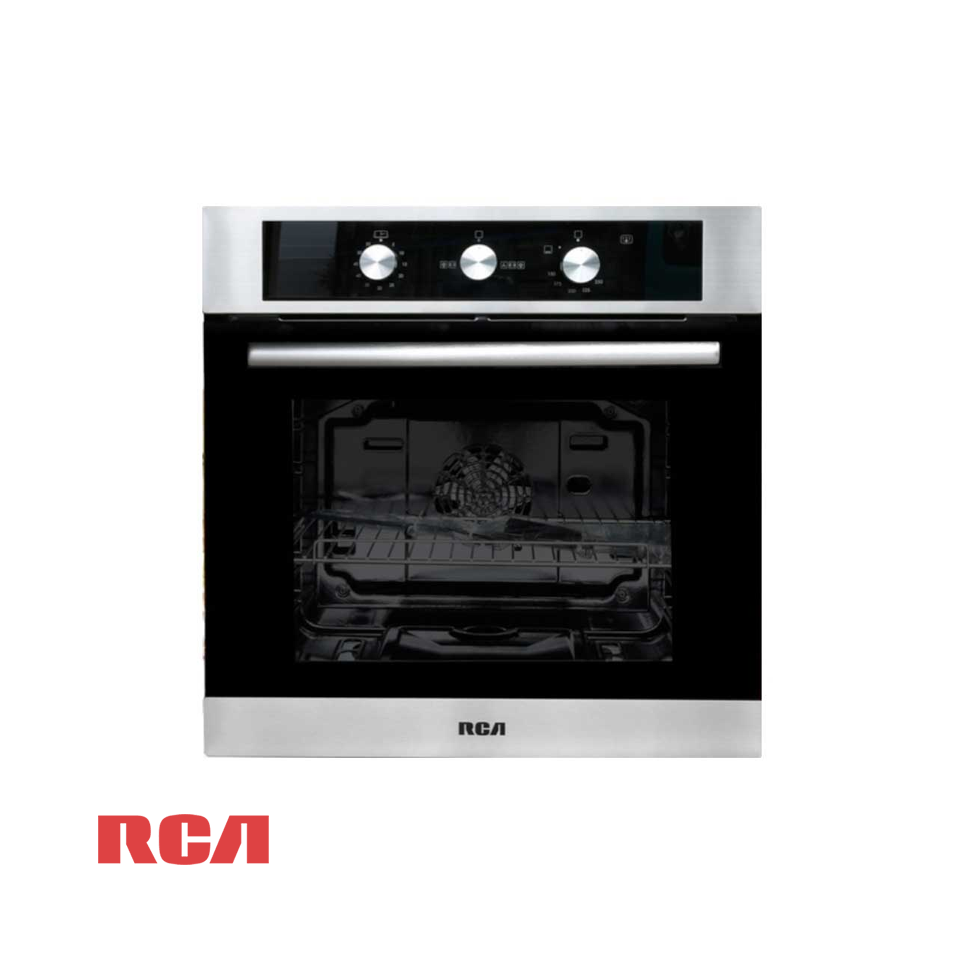 Horno Empotrable de Gas RCA 60cm Vidrio Negro GB-67ECI