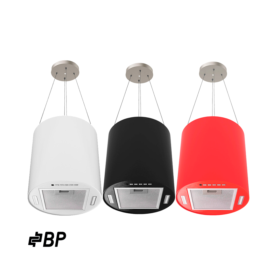 Campana Extractor de Olores BP Tubular Para Isla 35 cm MERIDA
