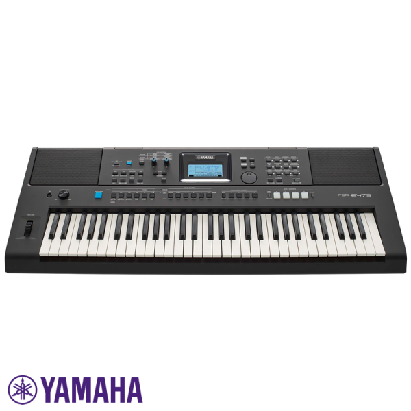 Teclado YAMAHA PORTATIL de 61 Teclas con Pantalla LCD 820 Sonidos PSR-E473