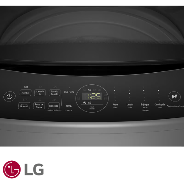 Lavadora LG 19 kgs – 42 Lbs Digital Smart Inverter AI DD™ WT19MV6