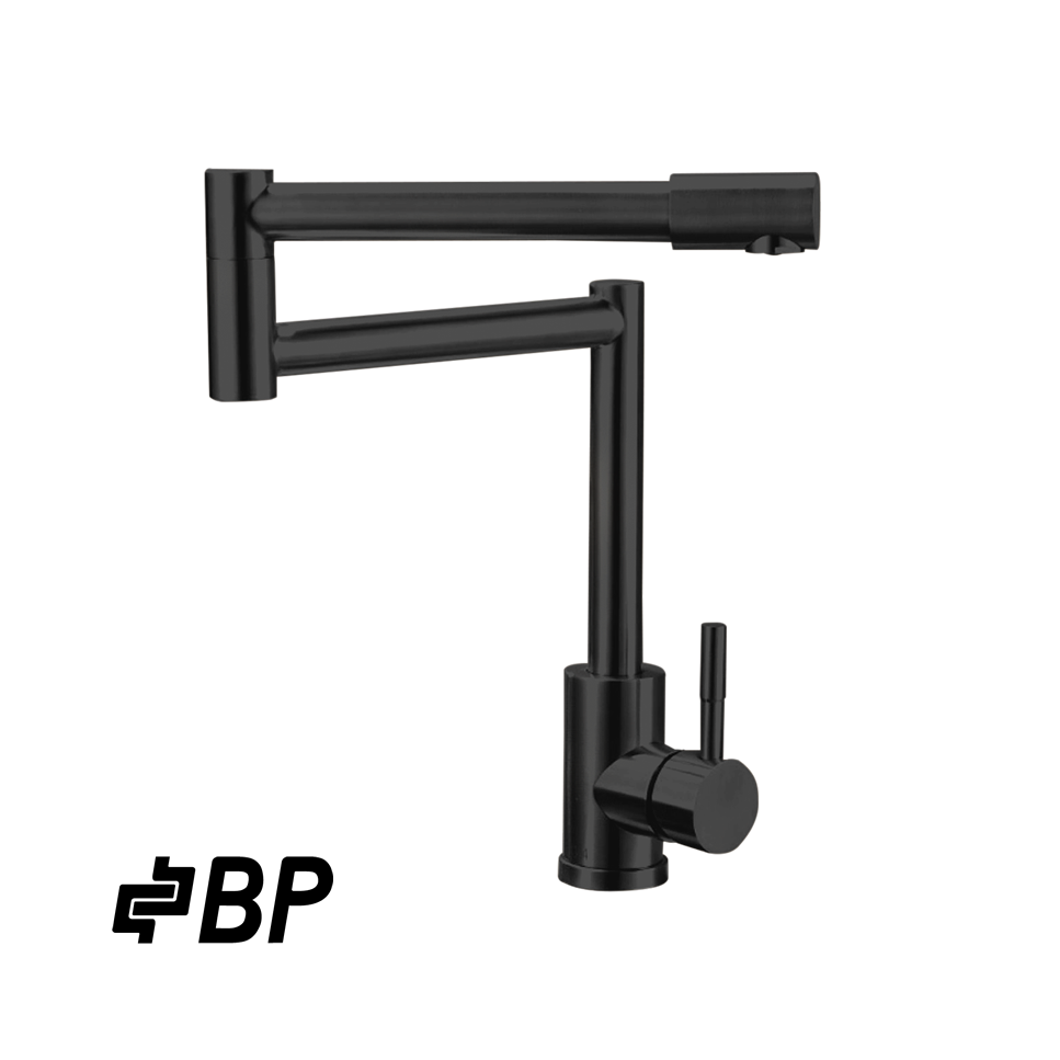 Grifo de Cocina BP Monomando Acero Inoxidable MILANO SILVER