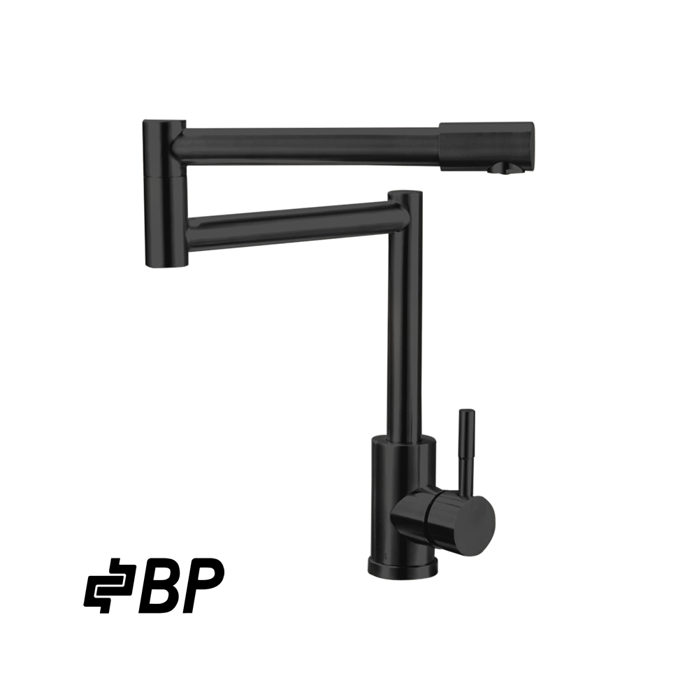 Grifo de Cocina BP Monomando Acero Inoxidable MILANO SILVER