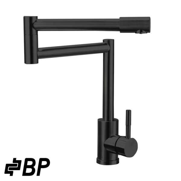 Grifo de Cocina BP Monomando Acero Inoxidable MILANO SILVER