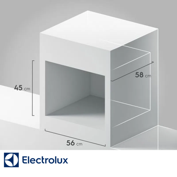 Combo Horno y Microondas Empotrable Electrolux 220v de 60cm - Convección
