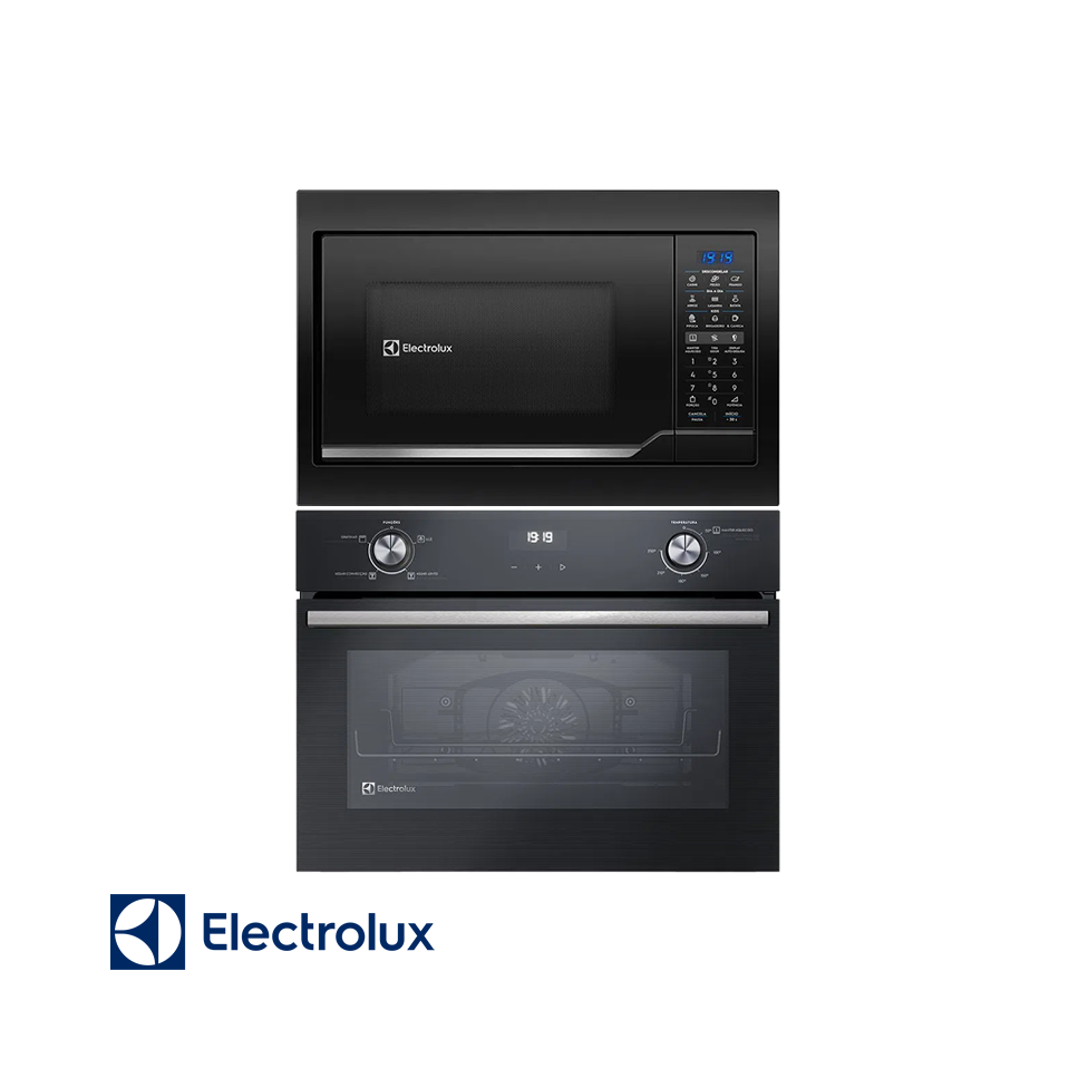 Combo Horno y Microondas Empotrable Electrolux 220v de 60cm - Convección