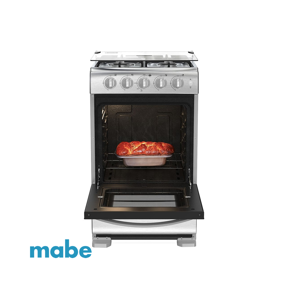 Cocina a Gas Mabe 4 Quemadores – Acero Inox – EM5120SX1