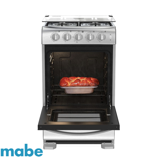 Cocina a Gas Mabe 4 Quemadores – Acero Inox – EM5120SX1