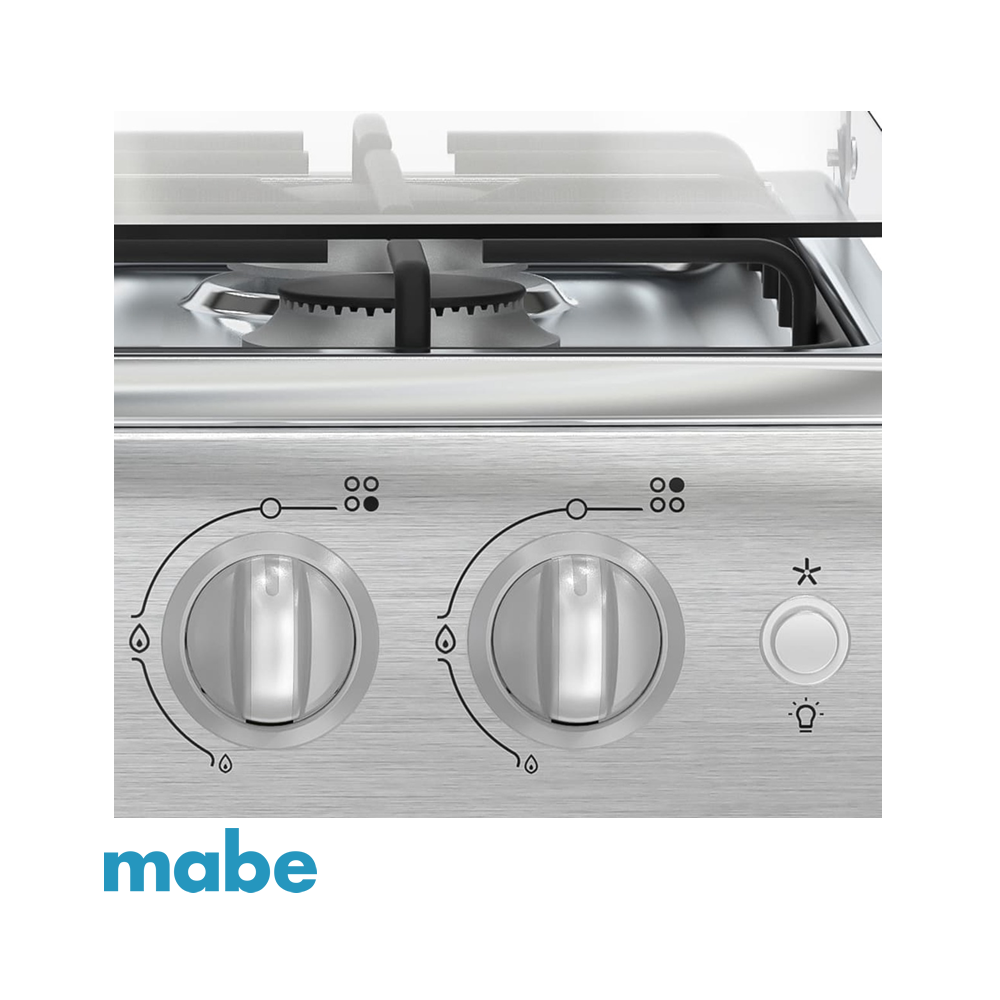 Cocina a Gas Mabe 4 Quemadores – Acero Inox – EM5120SX1
