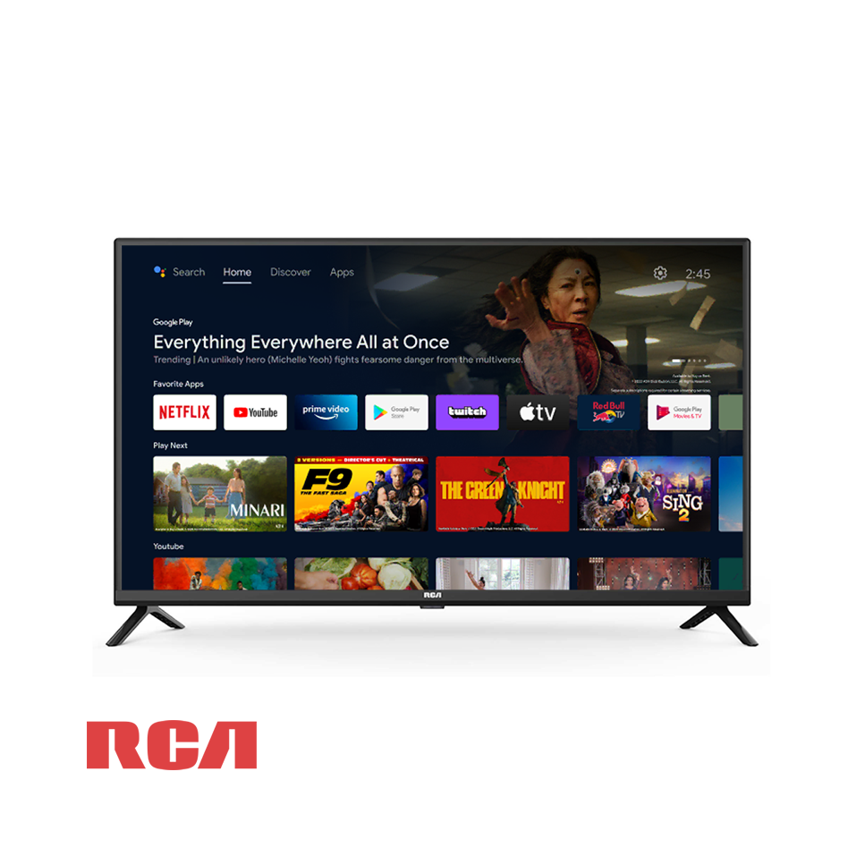 Televisor RCA LED 58″ Pulgadas Smart UHD 4K Android 58RCA314GT