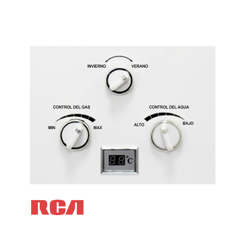 Calefón de Gas RCA 20 Litros HS-620