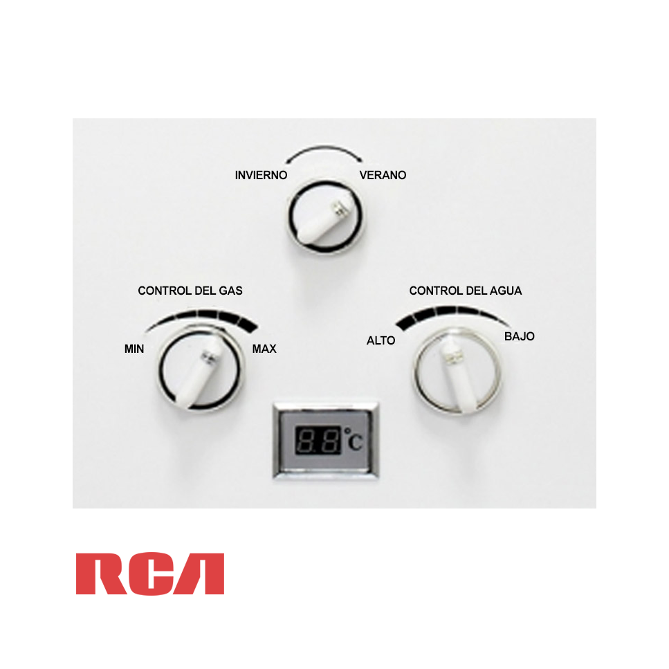Calefón de Gas RCA 26 Litros RCA26L