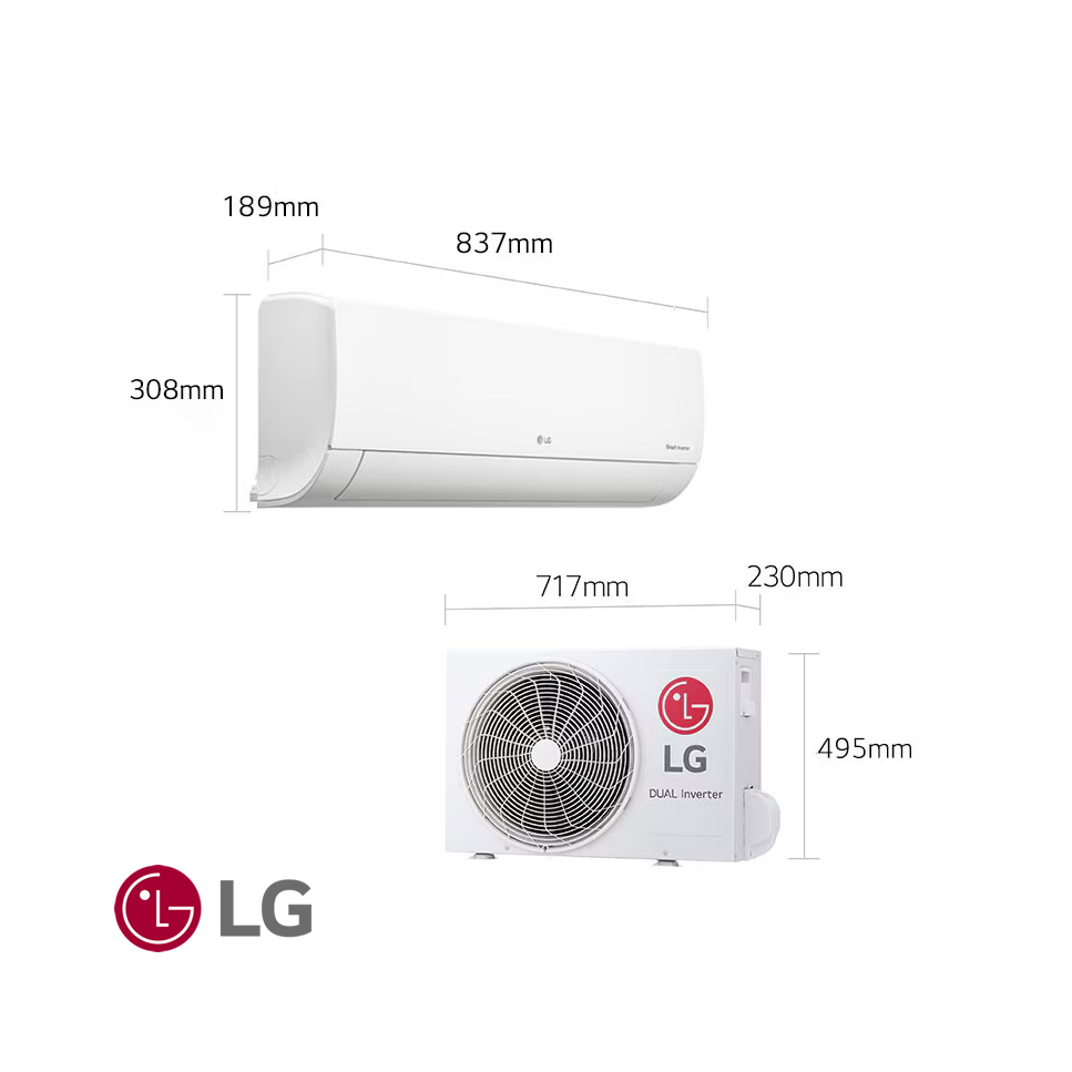 Aire Acondicionado Split LG de 12.000 BTU Inverter VM122CW