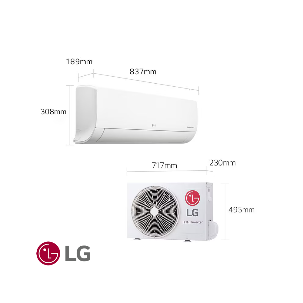 Aire Acondicionado Split LG de 12.000 BTU Inverter VM122CW
