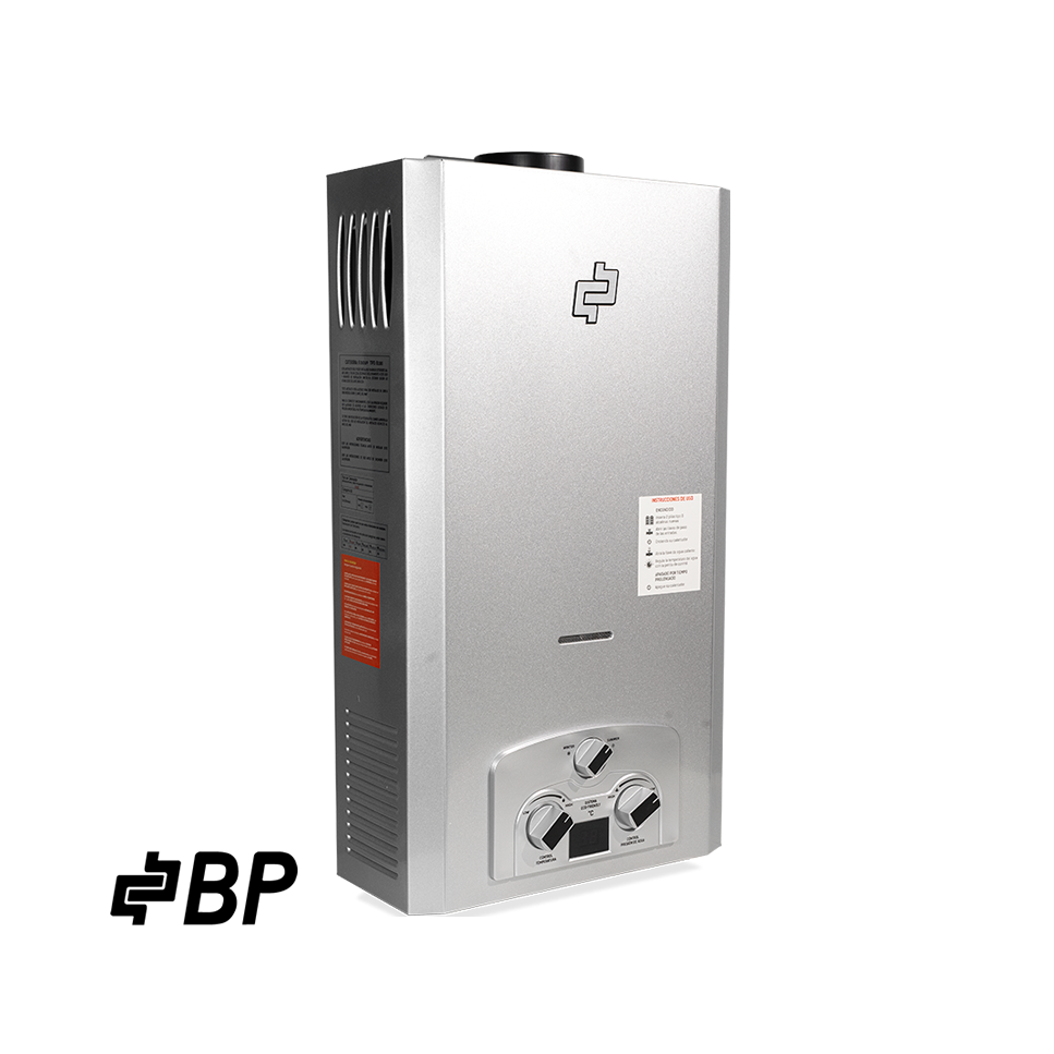 Calefón de Gas BP 20 Litros Gris BP02852