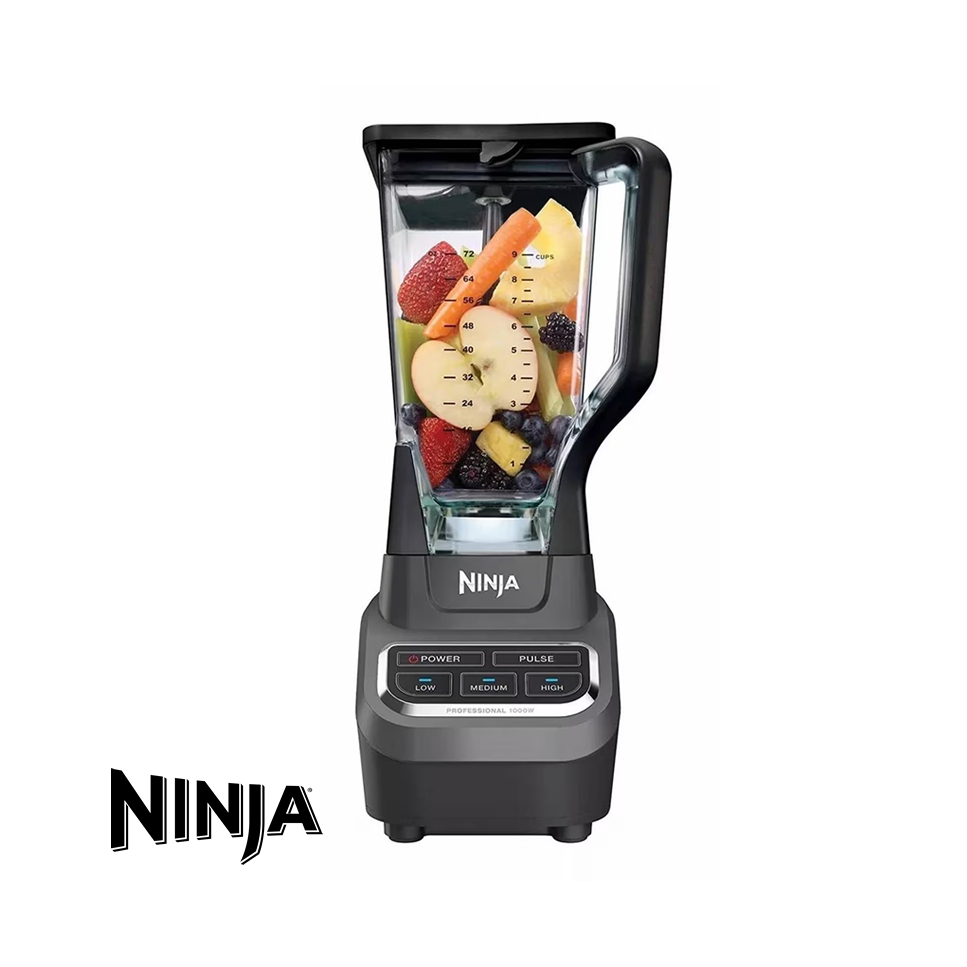 Licuadora Ninja De Alta Potencia Jarra de 2 litros 1000 Watts BL610