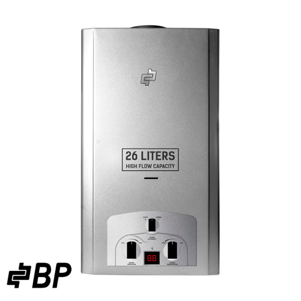 Calefón de Gas BP 26 Litros Gris BP02854