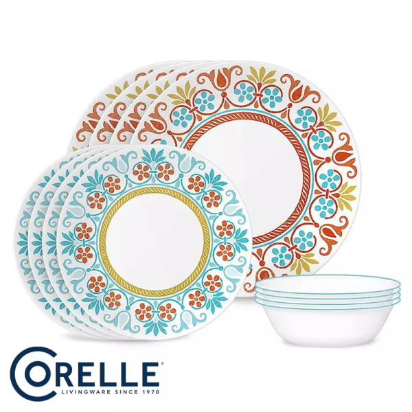Vajilla Corelle de 12 Piezas Redonda TERRACOTA DREAMS
