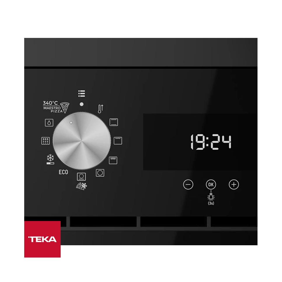 Horno Eléctrico Empotrable 60cm Teka Maestro Pizza 11 Funciones HLB 8510 P