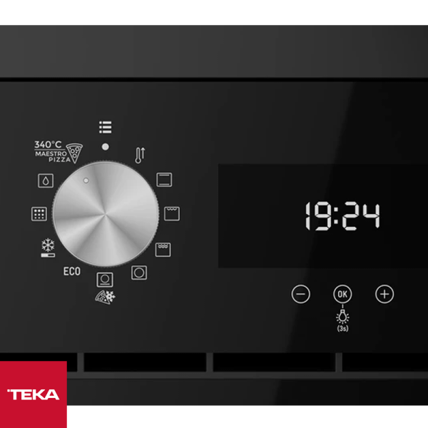 Horno Eléctrico Empotrable 60cm Teka Maestro Pizza 11 Funciones HLB 8510 P