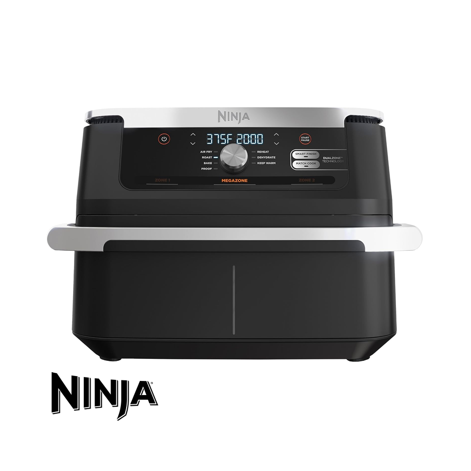 Freidora de Aire Ninja Digital de 2 Canastas - MegaZone 10 Litros AD600CO
