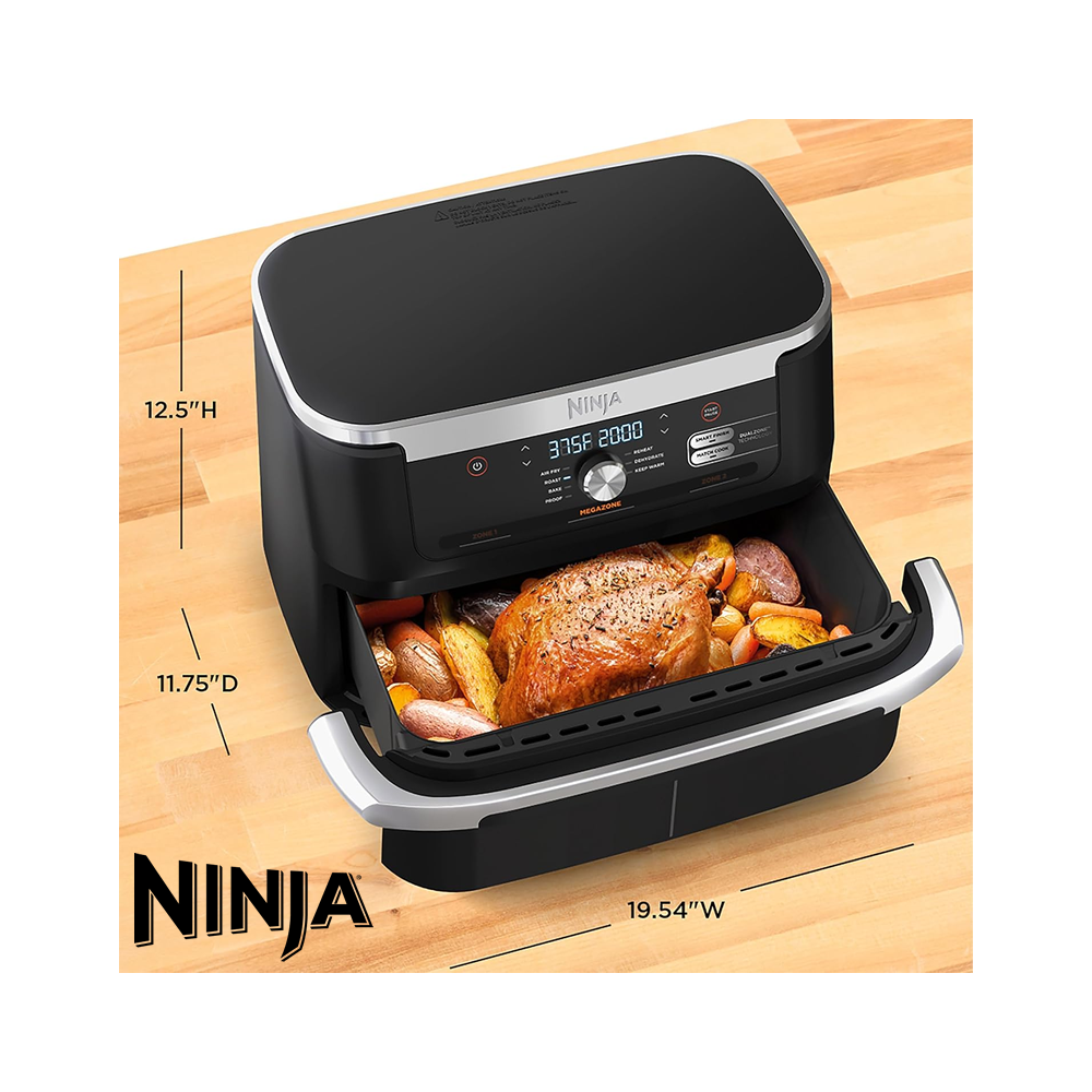 Freidora de Aire Ninja Digital de 2 Canastas - MegaZone 10 Litros AD600CO
