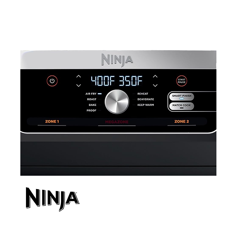 Freidora de Aire Ninja Digital de 2 Canastas - MegaZone 10 Litros AD600CO