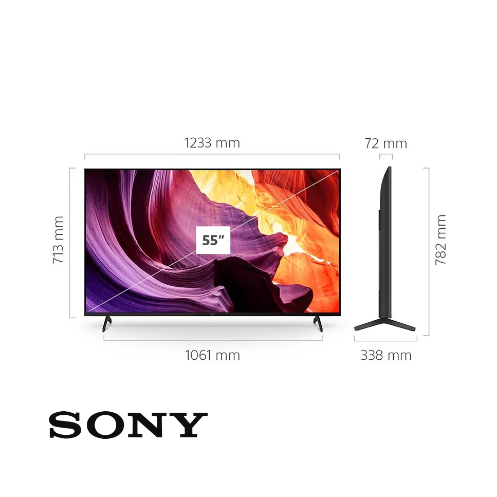 Televisor Sony 55″ Pulgadas Android Ultra HD 4K 55X80K