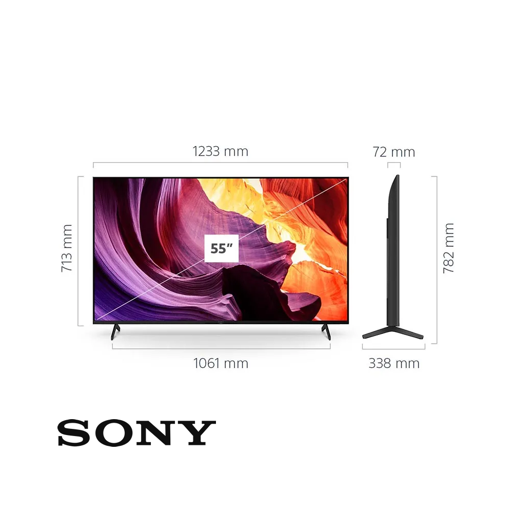 Televisor Sony 55″ Pulgadas Android Ultra HD 4K 55X80K