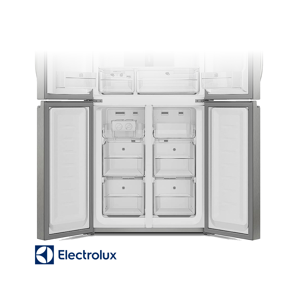 Refrigeradora Electrolux 401 Litros MultiDoor Inverter 4 Puertas ERQU40E6HWS