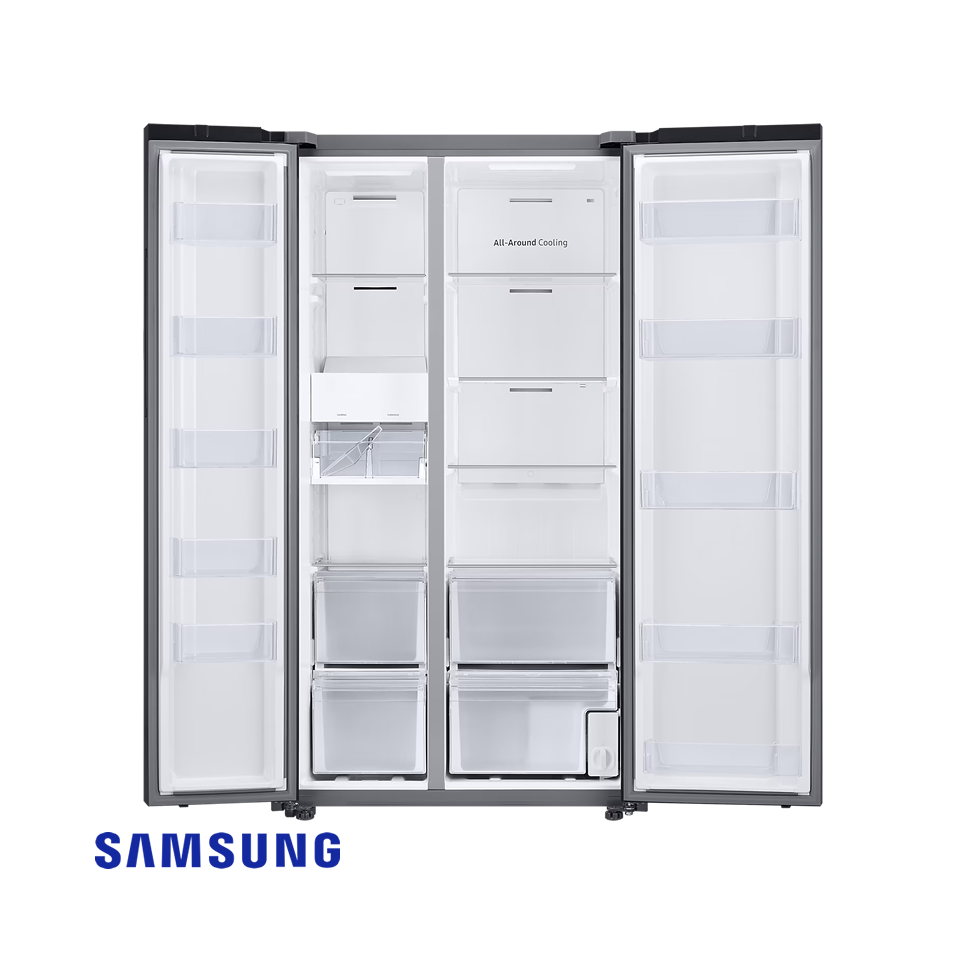 Refrigeradora Samsung BESPOKE Side by Side 640L RS23CB700A7GED