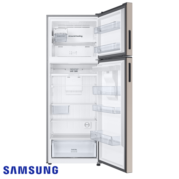 Refrigeradora Samsung Beige Inverter 517 Litros Con Dispensador RT53DB6750ETED