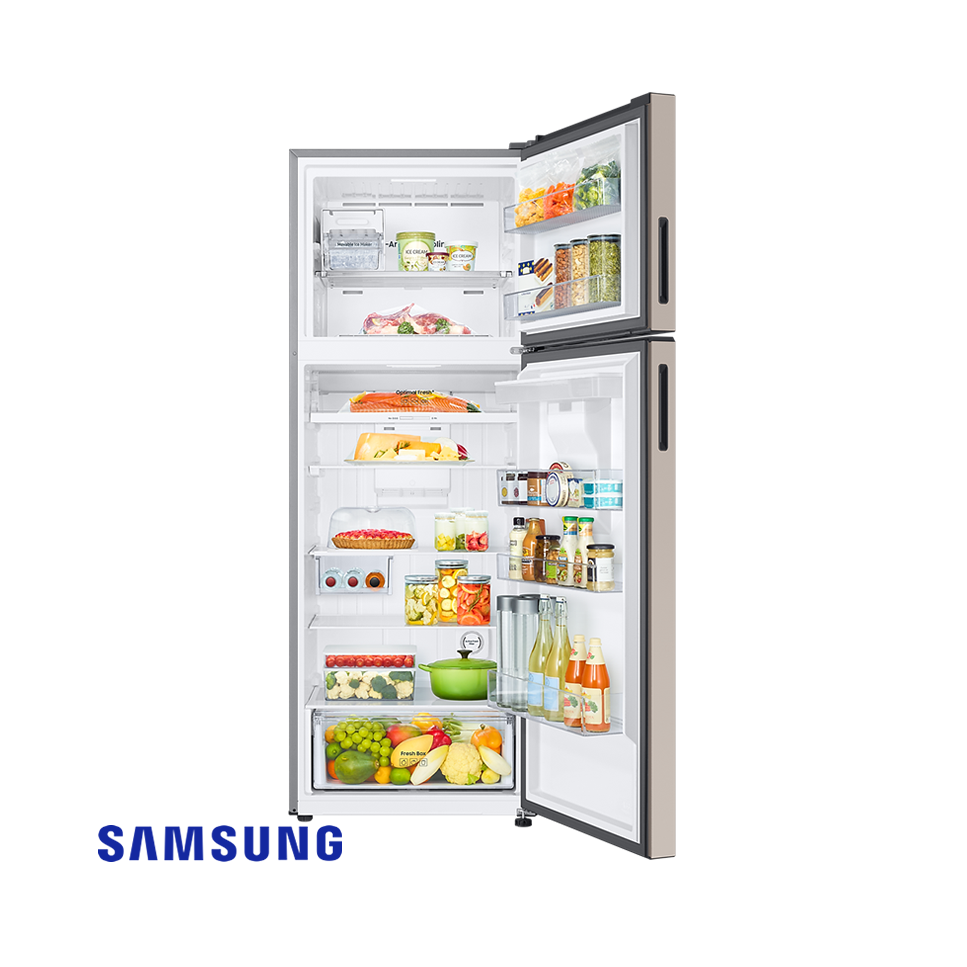 Refrigeradora Samsung Beige Inverter 517 Litros Con Dispensador RT53DB6750ETED