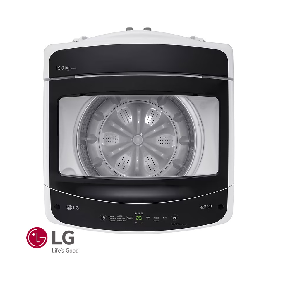 Lavadora LG 19 kgs – 42 Lbs Digital Smart Inverter TurboDrum™ WT19WVTM