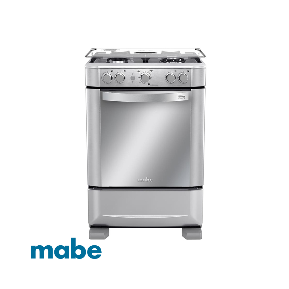 Cocina a Gas Mabe 4 Quemadores Con Grill EM6060FX2