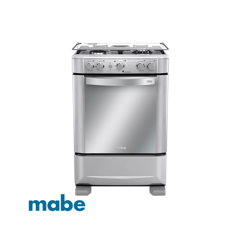 Cocina a Gas Mabe 4 Quemadores Con Grill EM6060FX2