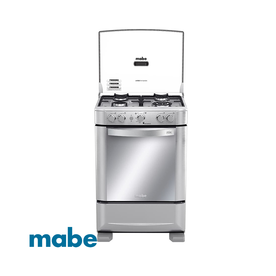 Cocina a Gas Mabe 4 Quemadores Con Grill EM6060FX2