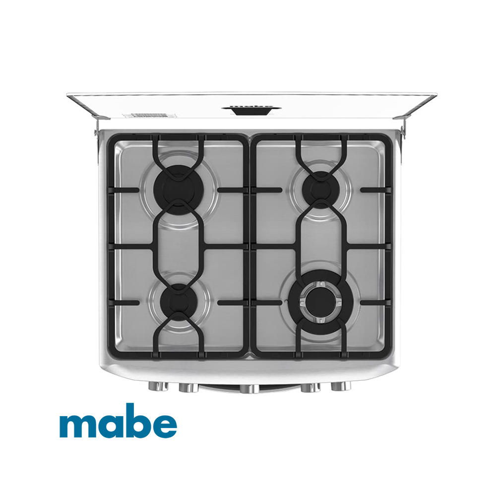 Cocina a Gas Mabe 4 Quemadores Con Grill EM6060FX2