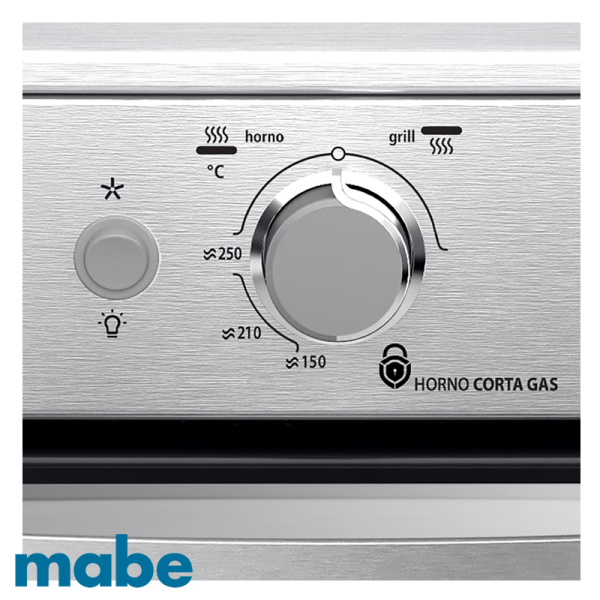 Cocina a Gas Mabe 4 Quemadores Con Grill EM6060FX2