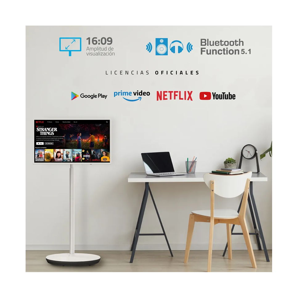 Pantalla Interactiva Indurama 32″ Pulgadas Android On-The-Go 32TMKPHD