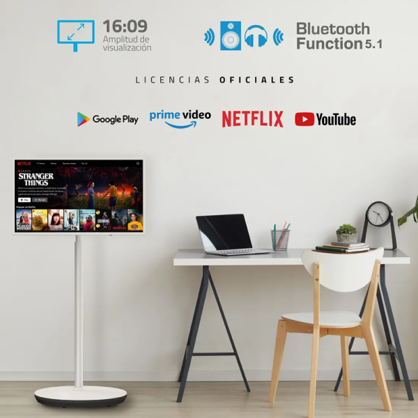 Pantalla Interactiva Indurama 32″ Pulgadas Android On-The-Go 32TMKPHD